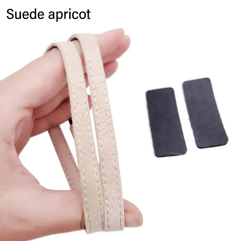 Anti Loose Adjustable Detachable Leather Shoes Strap For Women High Heels Secure Fit