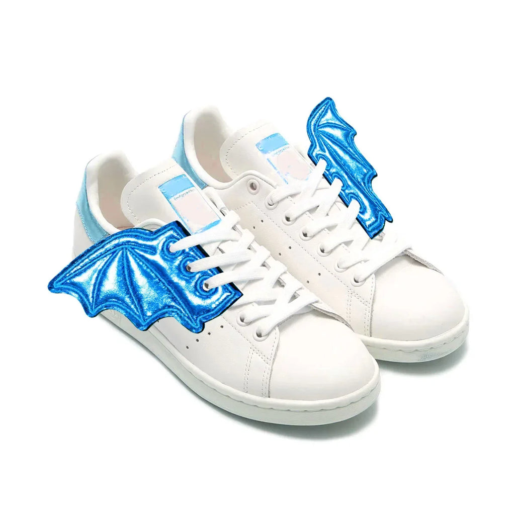 Bat Wings Shoe Charms Accessory For Sneakers Boots And  Shoes Iridescent Glitter DIY Decor