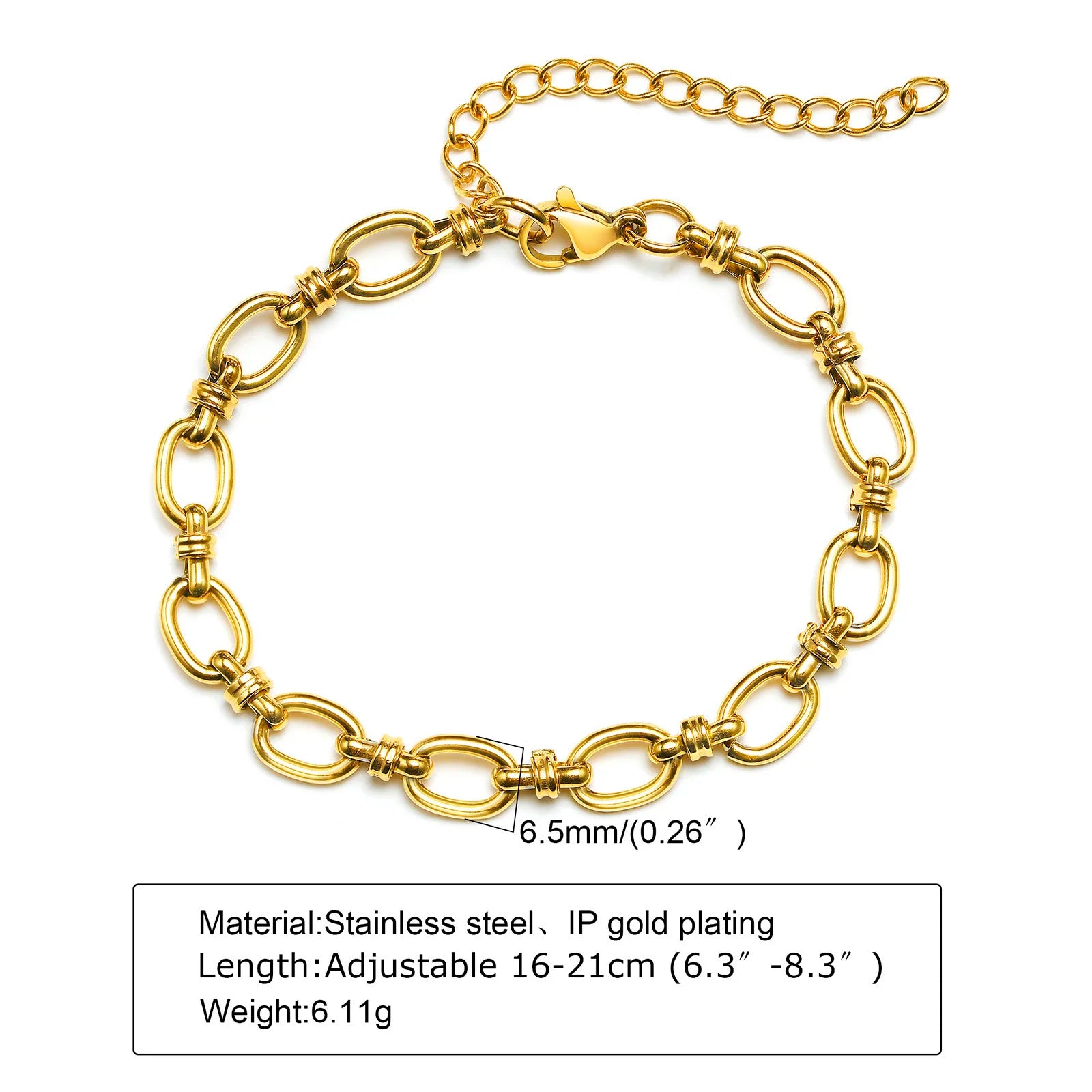 Stainless Steel Cross Bracelet Waterproof Fade Resistant Wristband