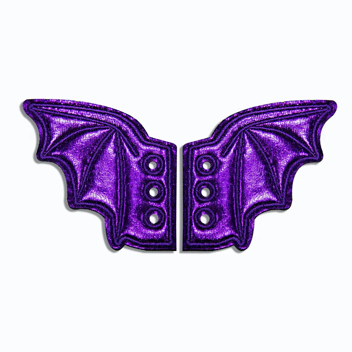 Bat Wings Shoe Charms Accessory For Sneakers Boots And  Shoes Iridescent Glitter DIY Decor