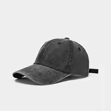 Emo Goth Distressed Baseball Cap Black Streetwear Hat For Alt Look And Concert Style