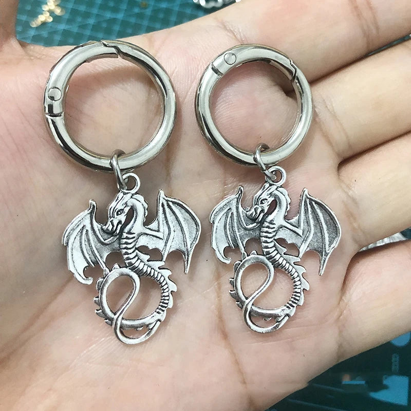 Gothic Metal Shoe Buckle Detachable Circle Buckle Pendant Shoe Accessories