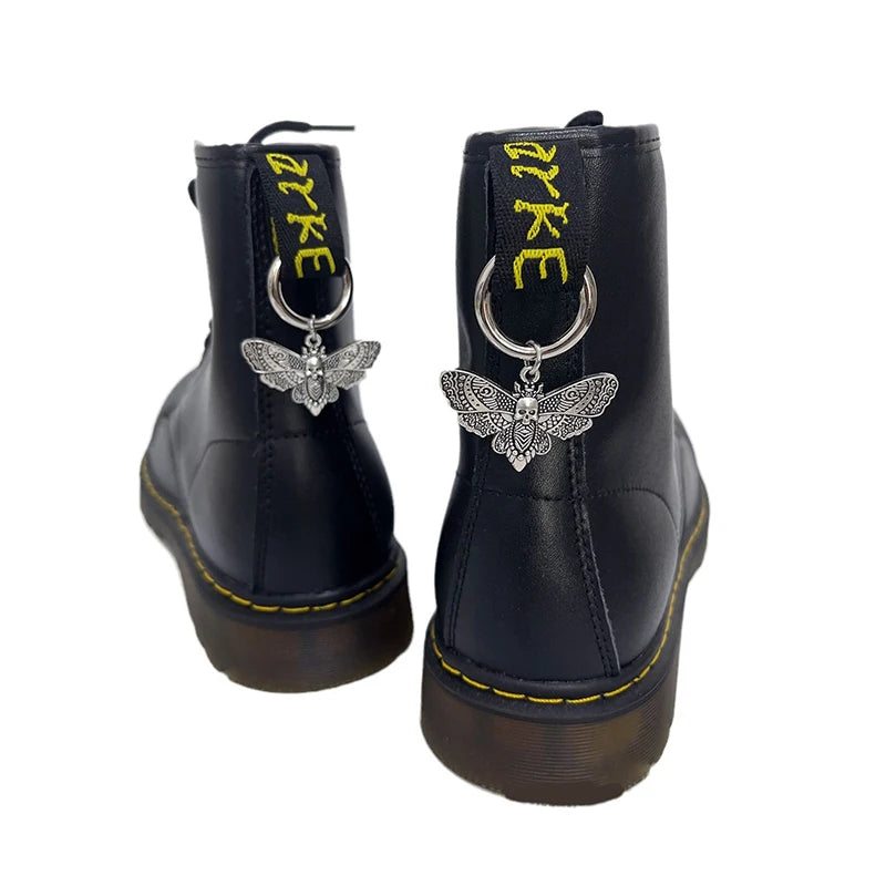 Gothic Metal Shoe Buckle Detachable Circle Buckle Pendant Shoe Accessories