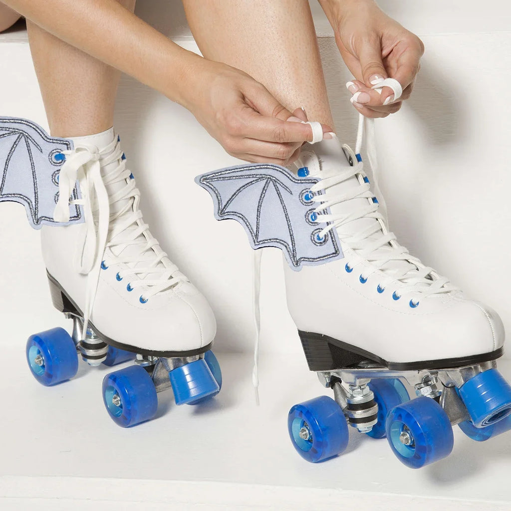 Bat Wings Shoe Charms Accessory For Sneakers Boots And  Shoes Iridescent Glitter DIY Decor