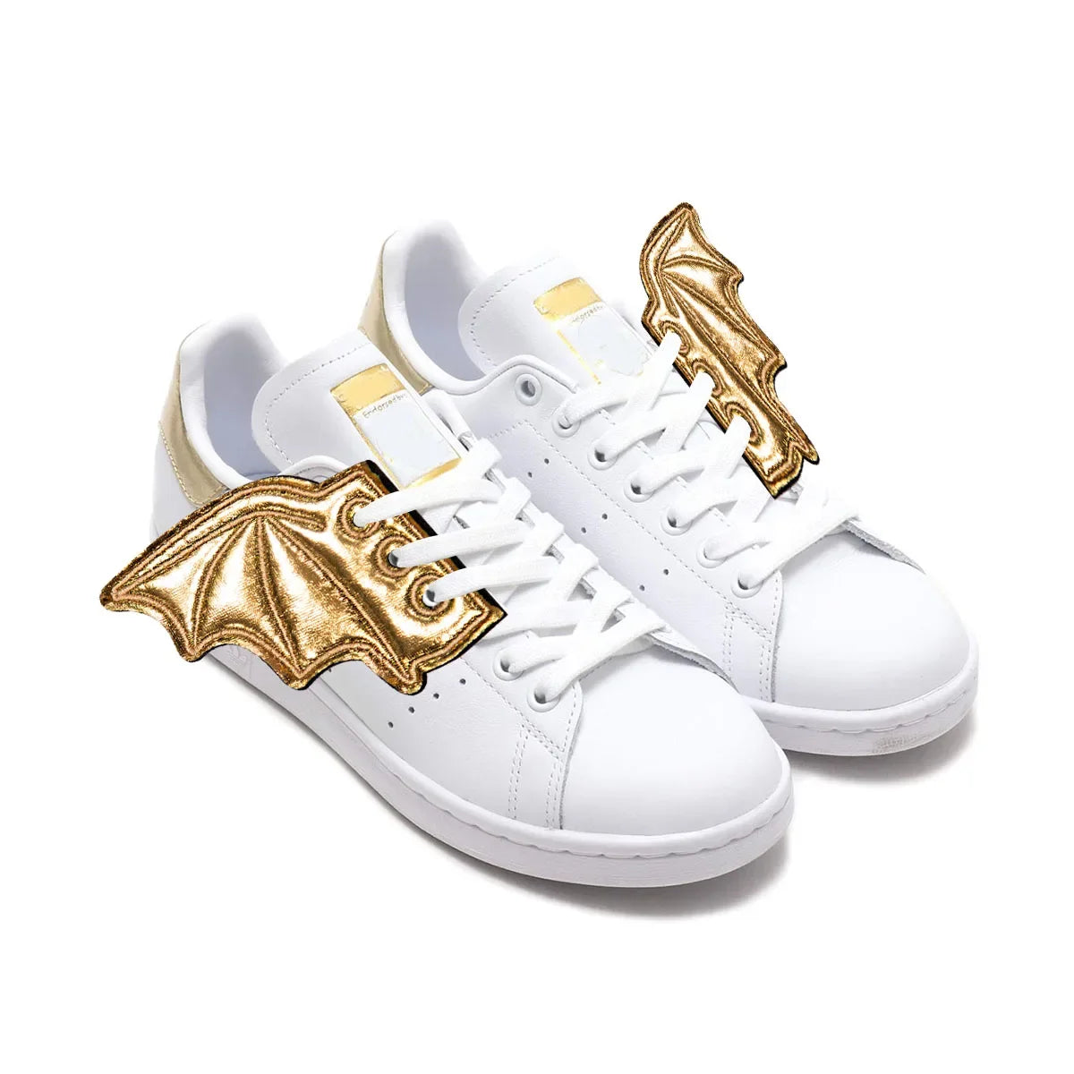 Bat Wings Shoe Charms Accessory For Sneakers Boots And  Shoes Iridescent Glitter DIY Decor