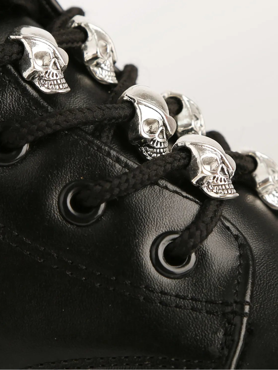 6 Pieces Gothic Hip Hop Skull Charms For Shoes DIY Decor Boots And shoes