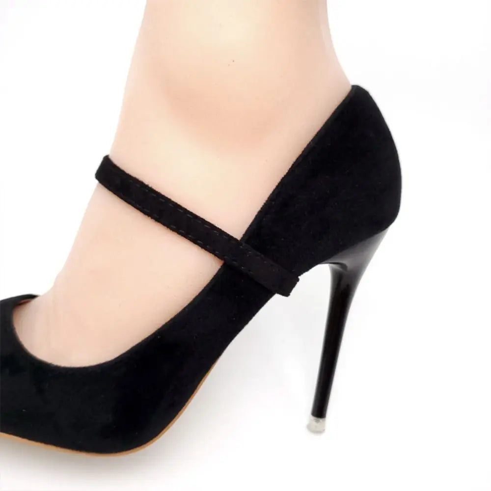 Anti Loose Adjustable Detachable Leather Shoes Strap For Women High Heels Secure Fit