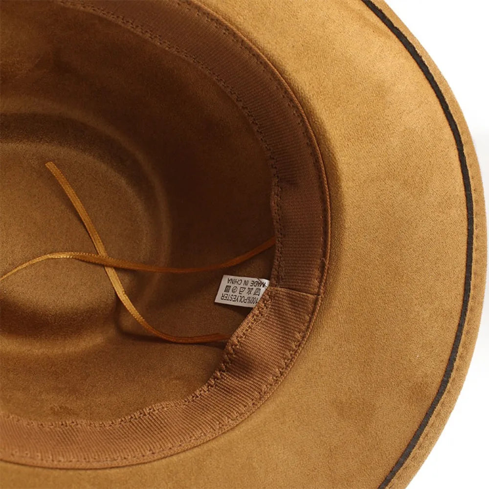 Western Cowboy Hat – Men’s Jazz Knight Felt Hat with Skull-Shaped Decoration, Ethnic Grassland Sombrero Style