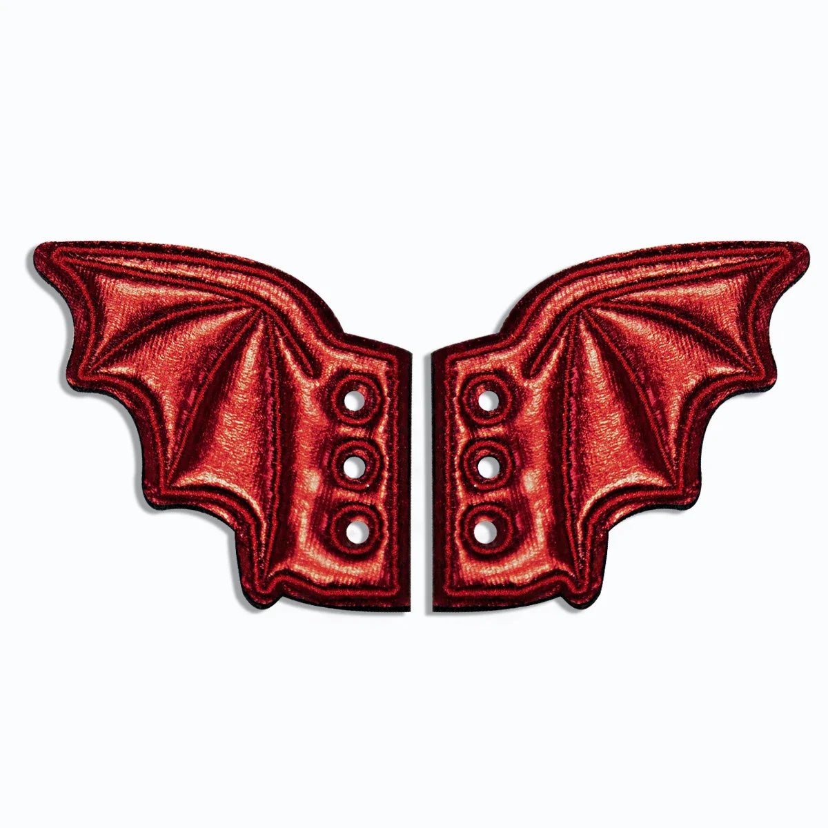 Bat Wings Shoe Charms Accessory For Sneakers Boots And  Shoes Iridescent Glitter DIY Decor